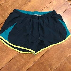 Green Nike shorts